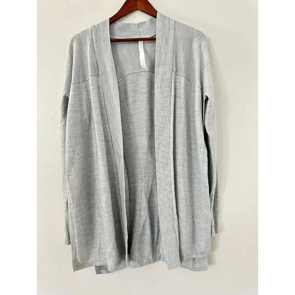 Lululemon Blissful Zen Sweater Women Size 8 Heather Starlight Vintage - Picture 4 of 5